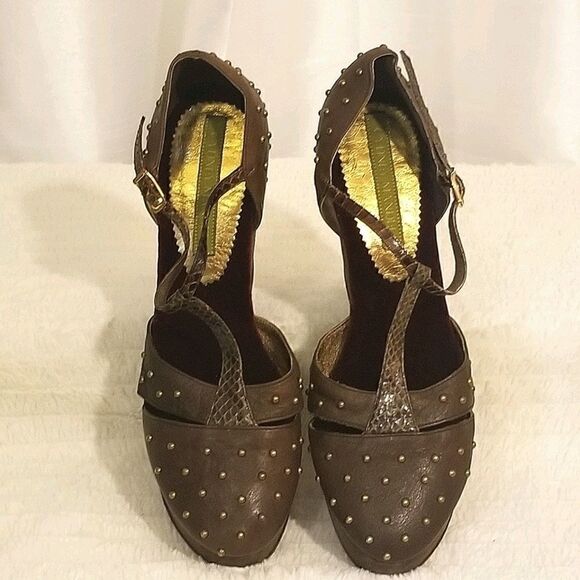 Cydney Mandel Leather Wedges (size 9) - Picture 9 of 10